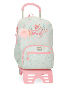 MOCHILA ADAP. 42CM. C/CARRO. MOVOM ENCHANTED FOREST
